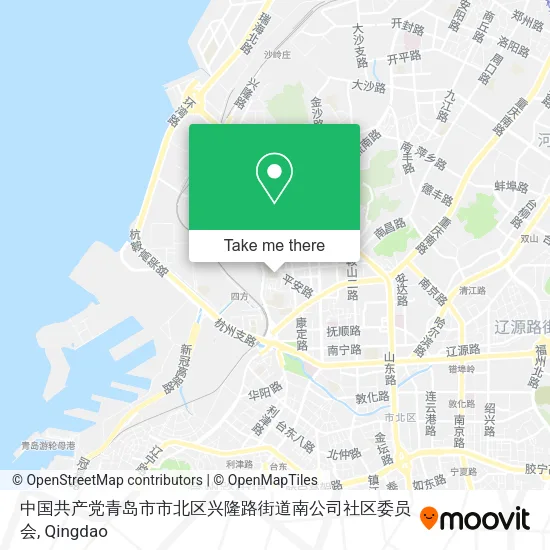 中国共产党青岛市市北区兴隆路街道南公司社区委员会 map