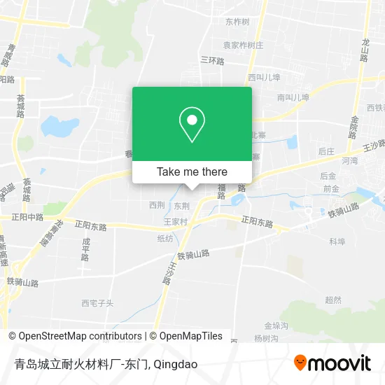 青岛城立耐火材料厂-东门 map