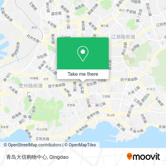 青岛大信购物中心 map