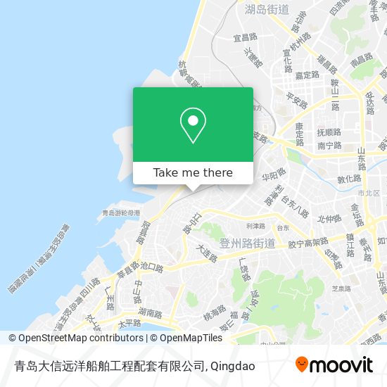 青岛大信远洋船舶工程配套有限公司 map