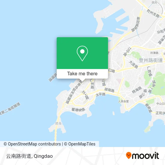 云南路街道 map
