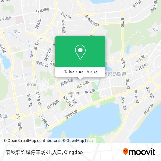 春秋装饰城停车场-出入口 map