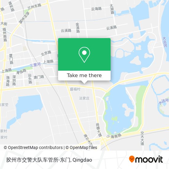 胶州市交警大队车管所-东门 map