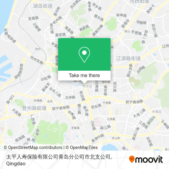 太平人寿保险有限公司青岛分公司市北支公司 map