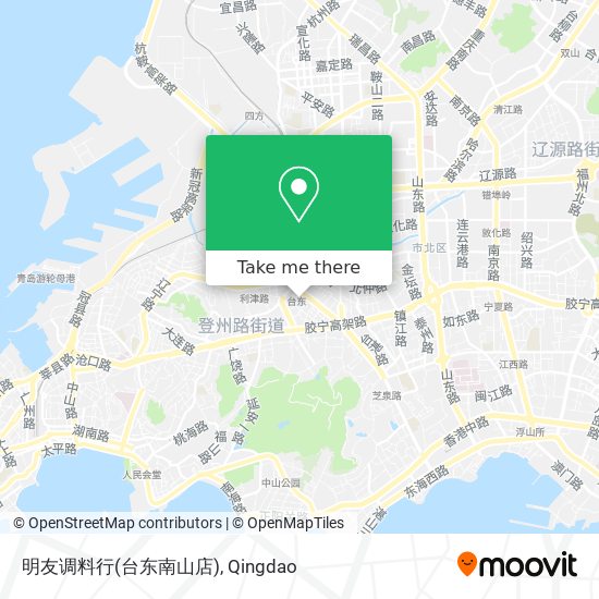 明友调料行(台东南山店) map