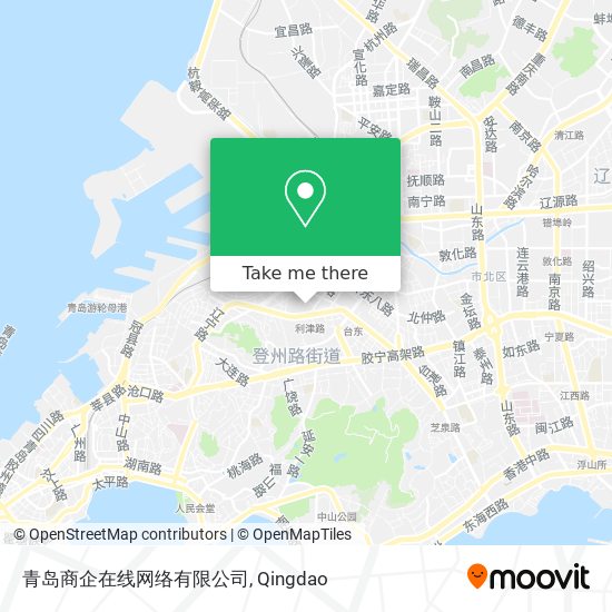 青岛商企在线网络有限公司 map