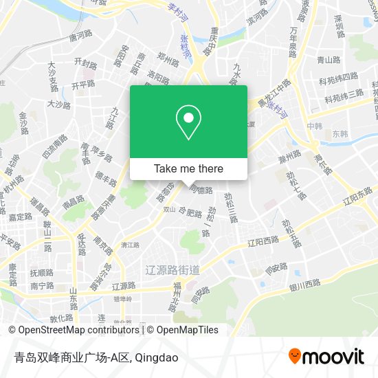 青岛双峰商业广场-A区 map