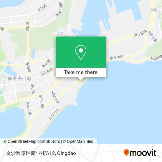 金沙滩景区商业街A12 map