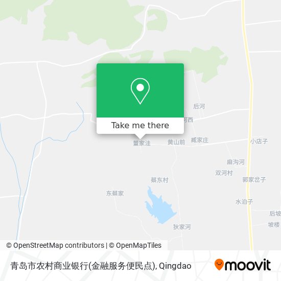 青岛市农村商业银行(金融服务便民点) map