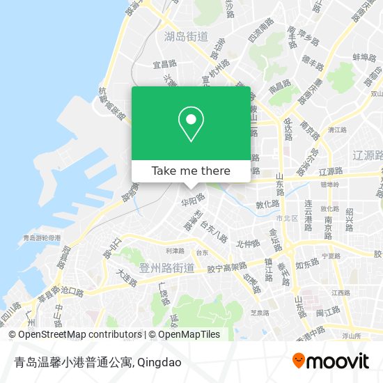 青岛温馨小港普通公寓 map