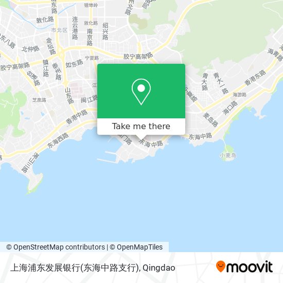 上海浦东发展银行(东海中路支行) map