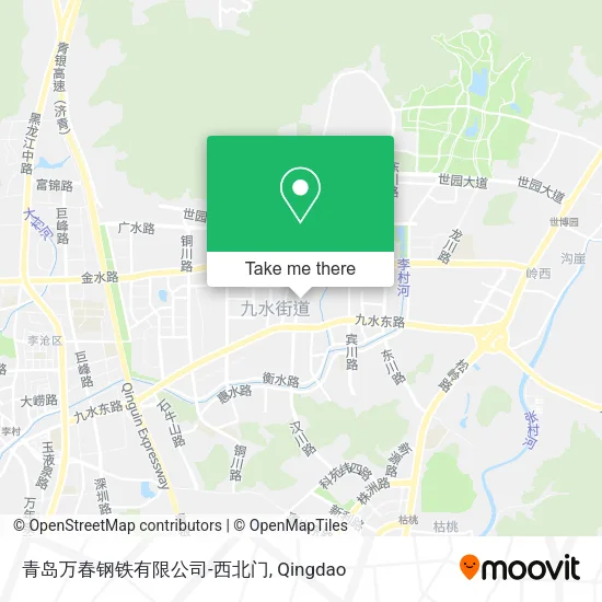 青岛万春钢铁有限公司-西北门 map