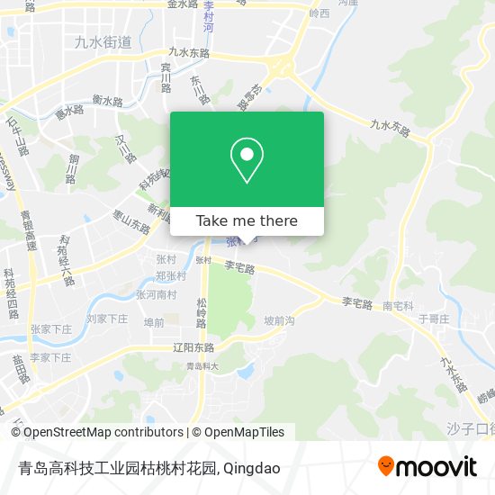 青岛高科技工业园枯桃村花园 map