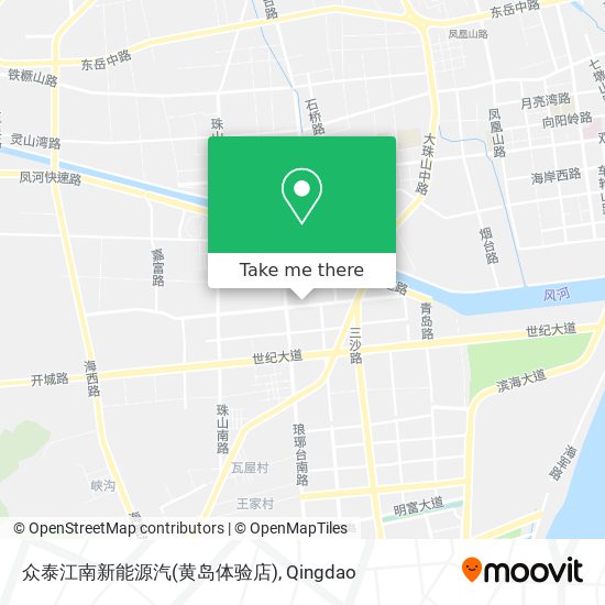 众泰江南新能源汽(黄岛体验店) map