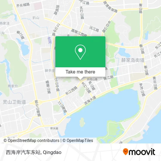 西海岸汽车东站 map
