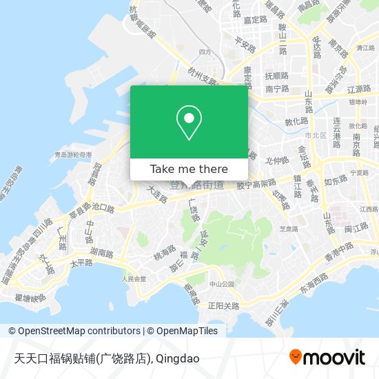 天天口福锅贴铺(广饶路店) map