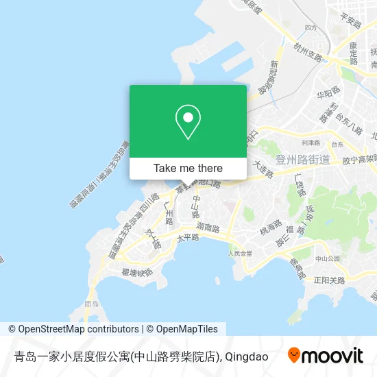 青岛一家小居度假公寓(中山路劈柴院店) map