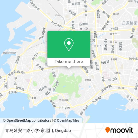 青岛延安二路小学-东北门 map