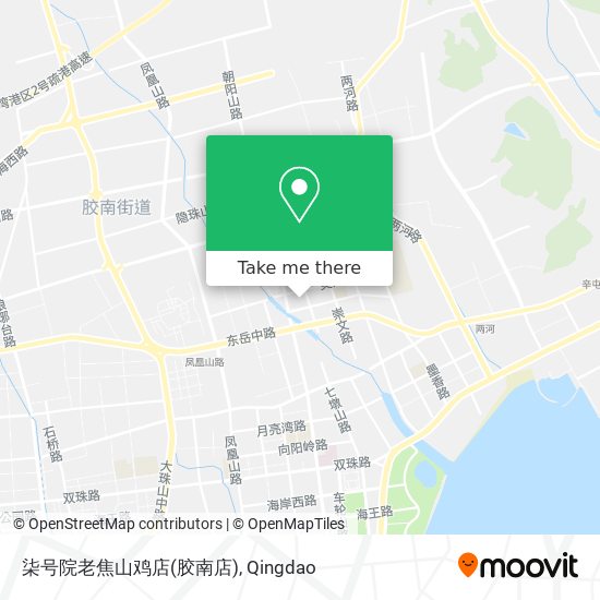 柒号院老焦山鸡店(胶南店) map