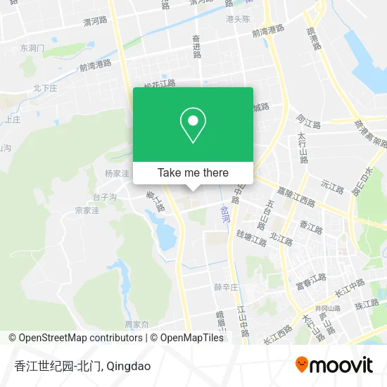 香江世纪园-北门 map
