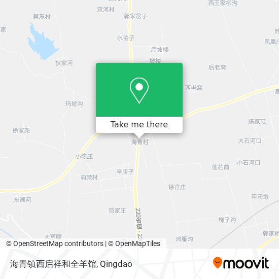 海青镇西启祥和全羊馆 map