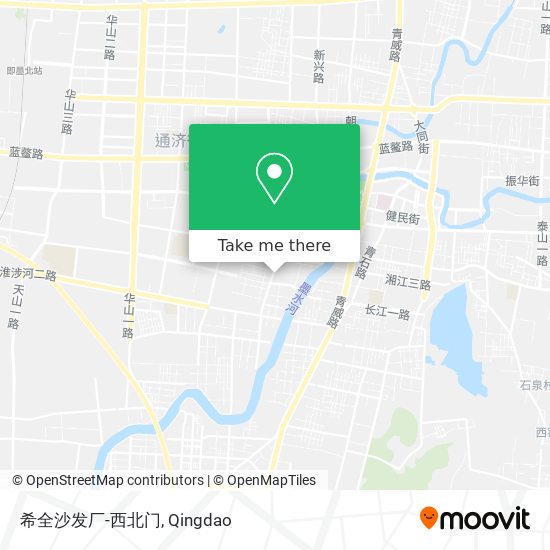 希全沙发厂-西北门 map