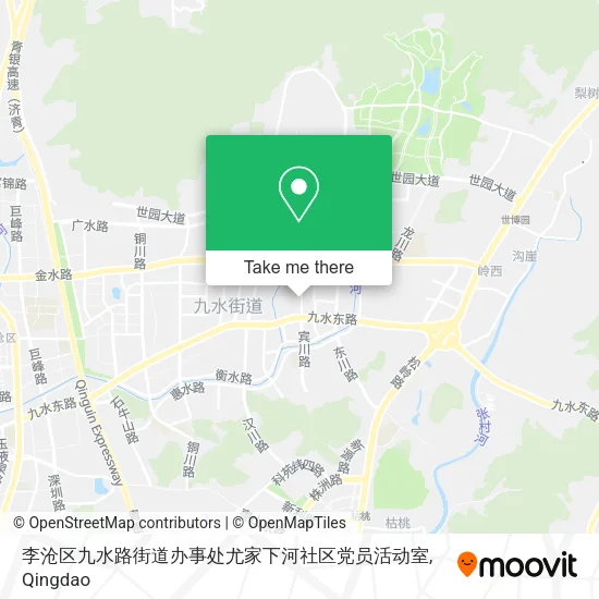 李沧区九水路街道办事处尤家下河社区党员活动室 map
