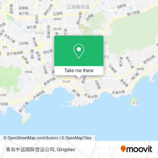 青岛中远国际货运公司 map