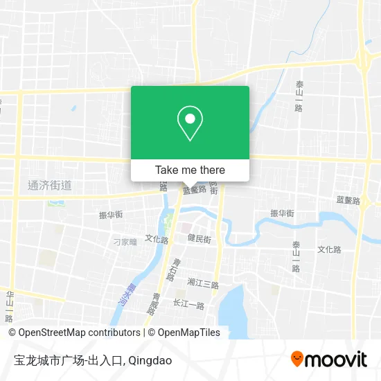宝龙城市广场-出入口 map