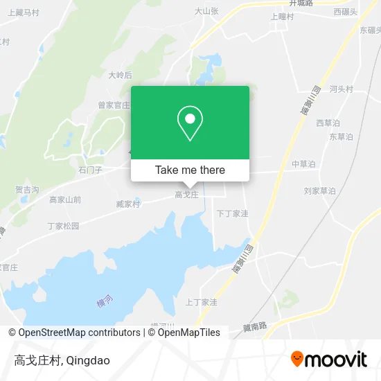 高戈庄村 map