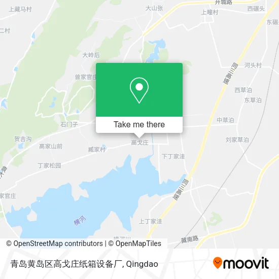 青岛黄岛区高戈庄纸箱设备厂 map