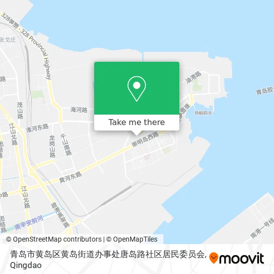 青岛市黄岛区黄岛街道办事处唐岛路社区居民委员会 map
