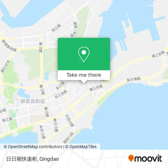 日日顺快递柜 map