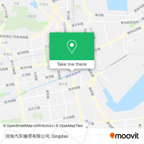 润海汽车修理有限公司 map