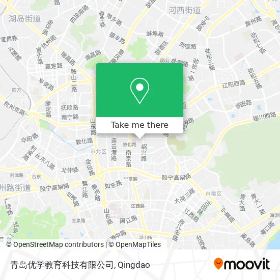 青岛优学教育科技有限公司 map