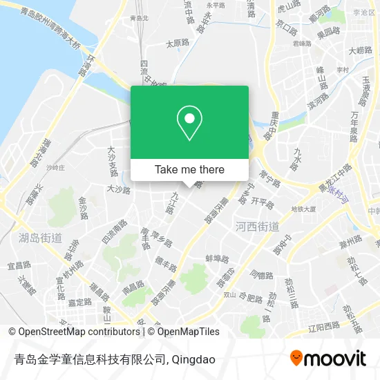 青岛金学童信息科技有限公司 map