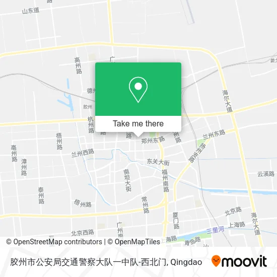 胶州市公安局交通警察大队一中队-西北门 map