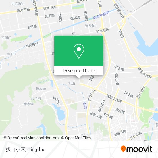扒山小区 map