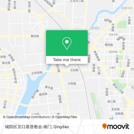 城阳区京口基督教会-南门 map