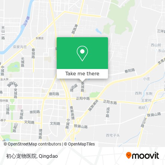 初心宠物医院 map