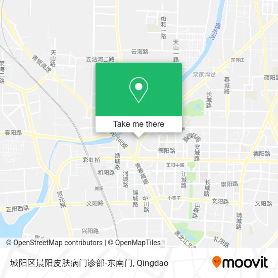 城阳区晨阳皮肤病门诊部-东南门 map