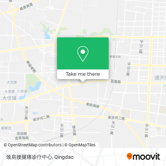 颈肩腰腿痛诊疗中心 map