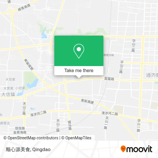 顺心源美食 map