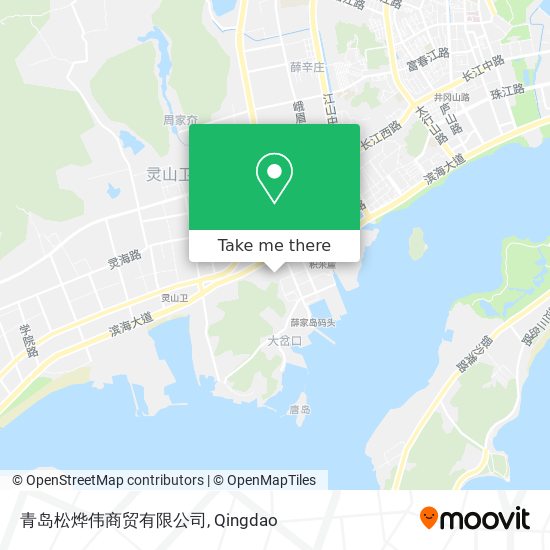 青岛松烨伟商贸有限公司 map