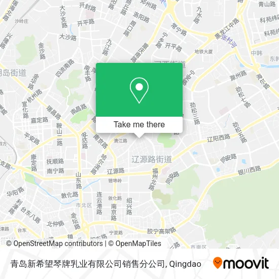 青岛新希望琴牌乳业有限公司销售分公司 map