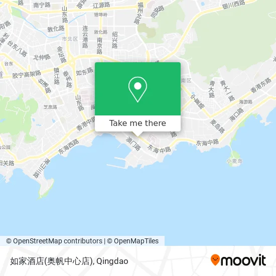 如家酒店(奥帆中心店) map