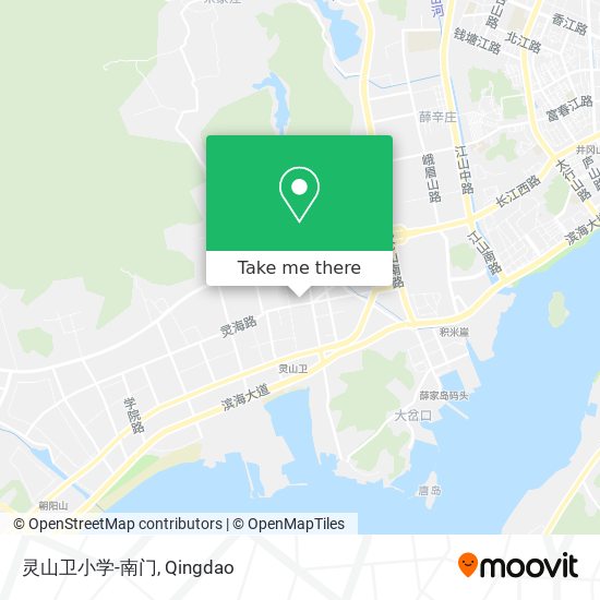 灵山卫小学-南门 map