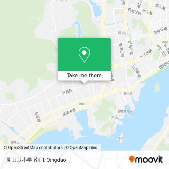 灵山卫小学-南门 map