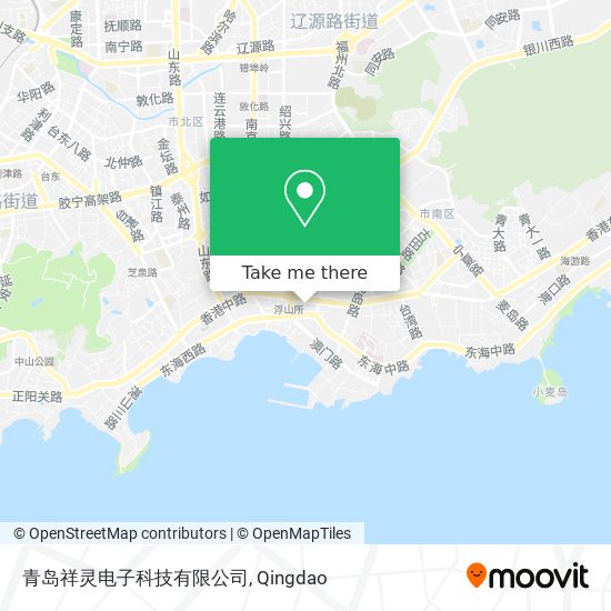 青岛祥灵电子科技有限公司 map