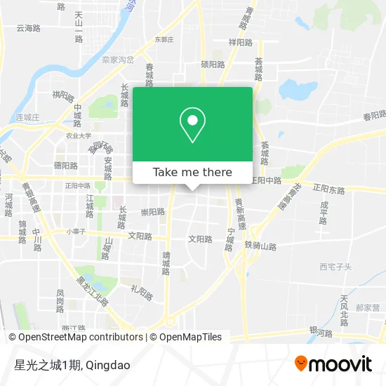 星光之城1期 map